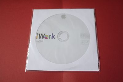 New & Sealed Apple iWork 2009 Retail Install DVD/Full Version (Mac) MB942Z/A
