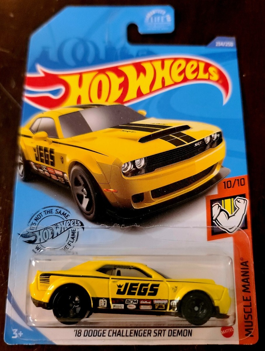 Hot Wheels 2020 '18 Dodge Challenger SRT Demon Yellow HW Muscle