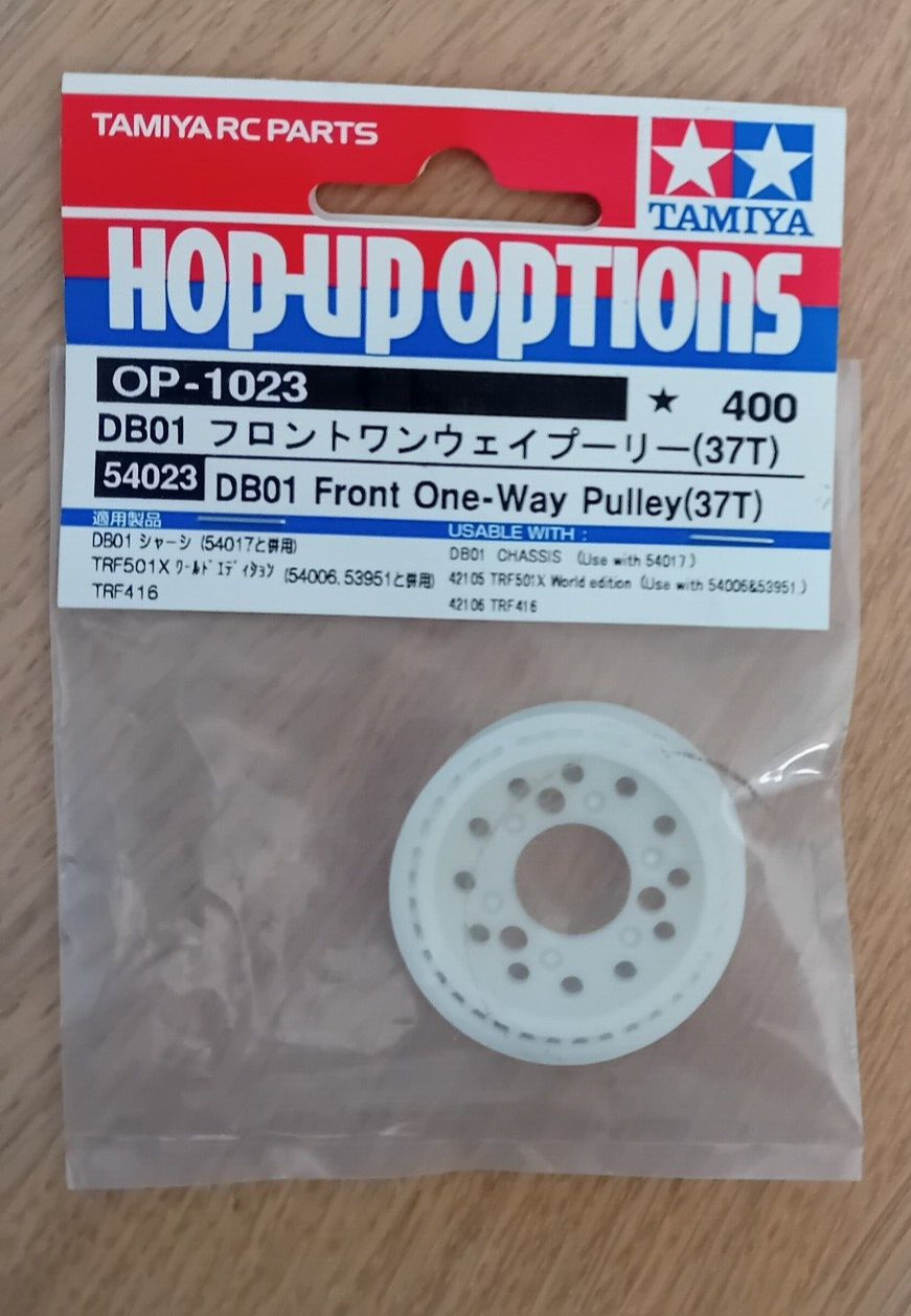 Tamiya 54023 DB01 Front One-Way Pulley (37T) Hop-Up Options OP-1023
