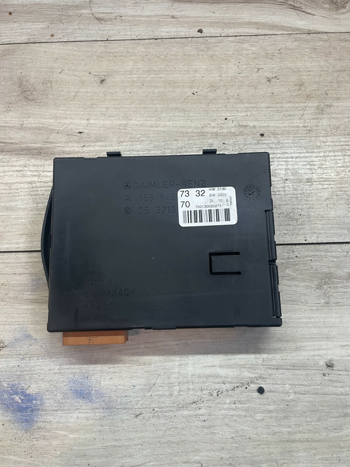 Mercedes Benz ML W163 Comfort Control Module 05371370 A1635452832 