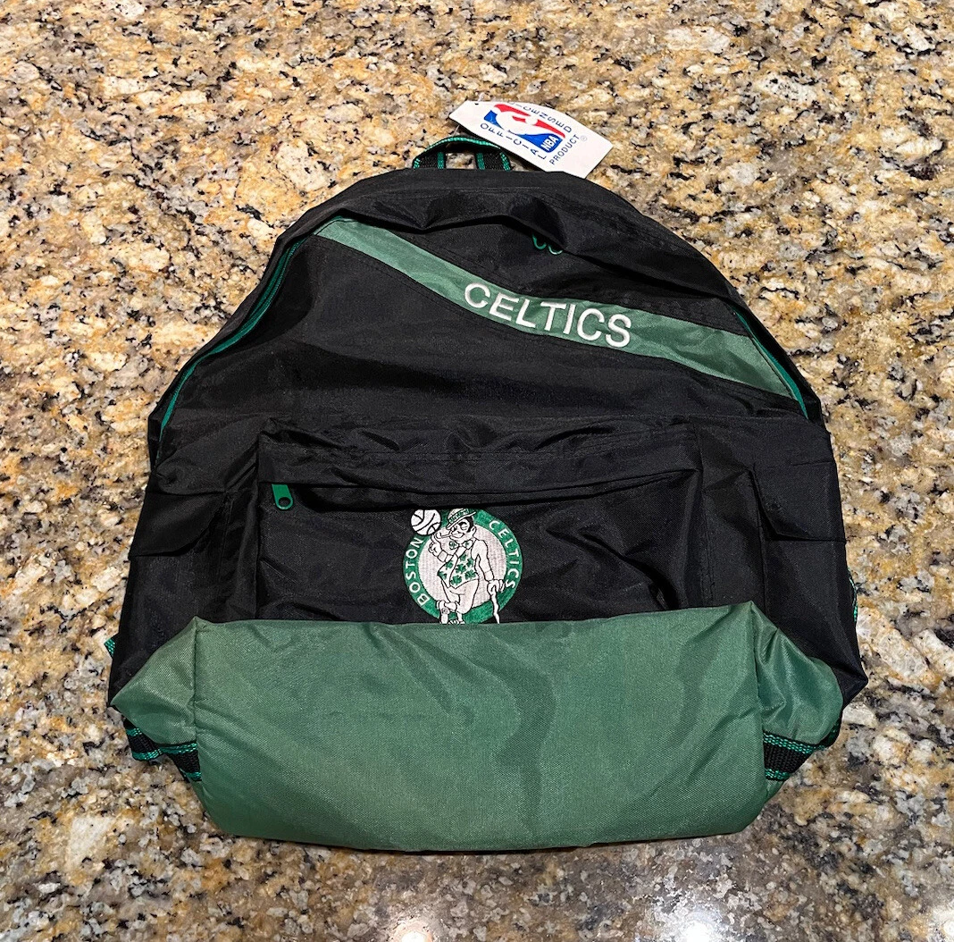 Vintage Boston Celtics Backpack Nasco New with Tags Retro Bag New