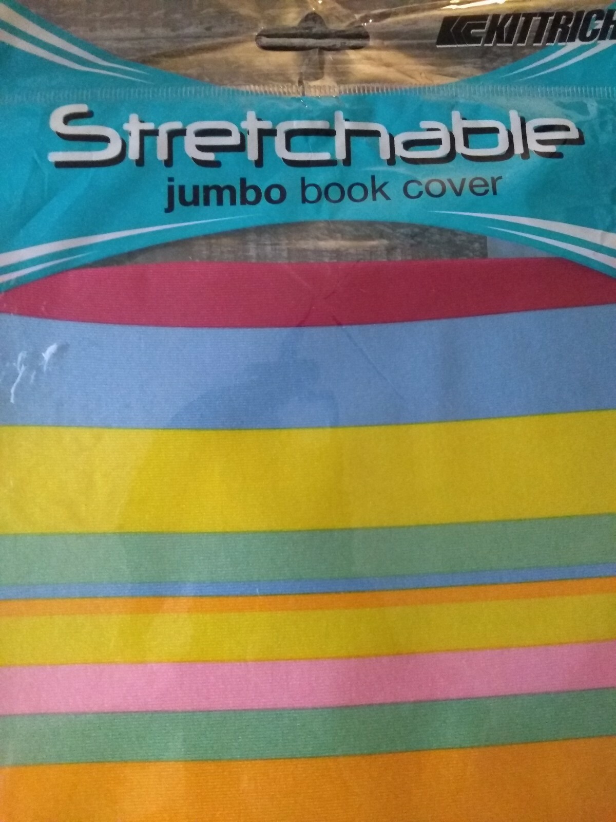 KITTRICH - Stretchable Fabric Book Covers Jumbo Size - 8'x10' or larger