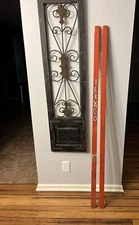 Vintage 1940’s TEXACO Oil Gas Station 63” Red Wood Stilts Advertising Waterslide