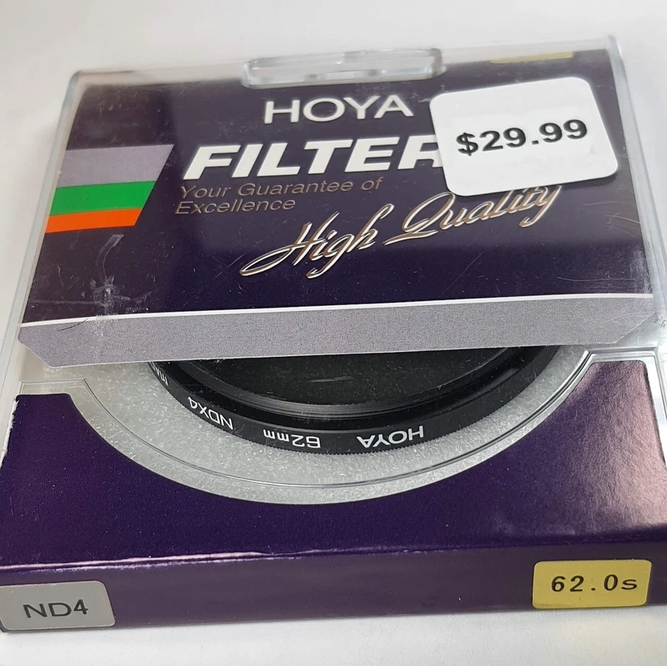 62mm Genuine Hoya ND4 ND 4 Lens filter Neutral Density ND4X ND 4X Japan E62 E-62 - Image 3 of 4
