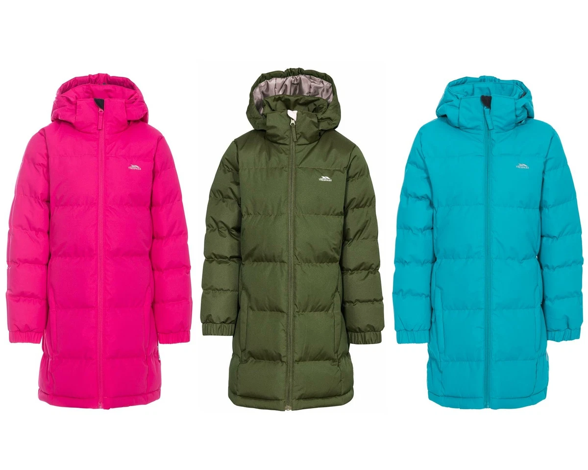 BRAND NEW GIRLS TRESPASS TIFFY COAT PADDED INSULATED AGES 2 12