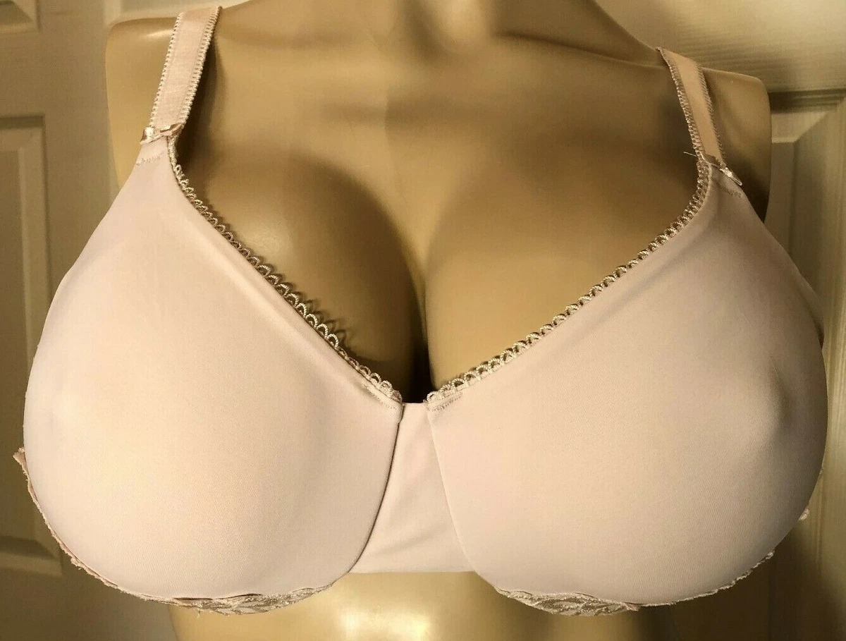 OLGA 38DD Beige 38 DD Underwire 35063 LUXURY LIFT Unlined Bra