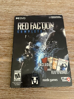 Red Faction Complete PC-DVD Nordic Games NEW SEALED CIB NM++ Includes 5 Games!
