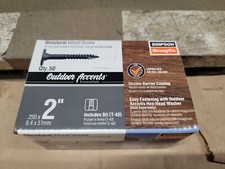 Simpson Strong-Tie SDWS25200DBBR50 Hex Drive Structural Screws, Black 2 Inch