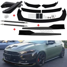 For Dodge Dart SXT Front Rear Bumper Lip Spoiler Body Kit Splitter Side Skirt