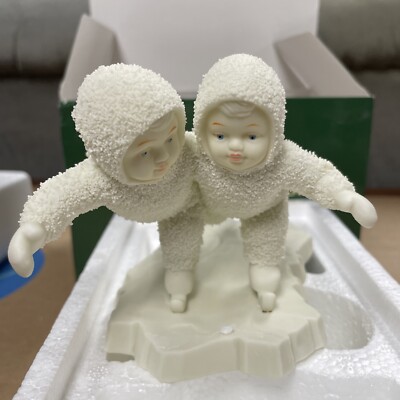 Department 56 Snowbabies - We Make A Great Pair - Ice Skating In Original Box