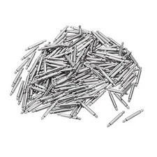 9mm Watch Band Pin 1.3mm Dia Steel Single Flanged End Spring Bar Pins 200pcs