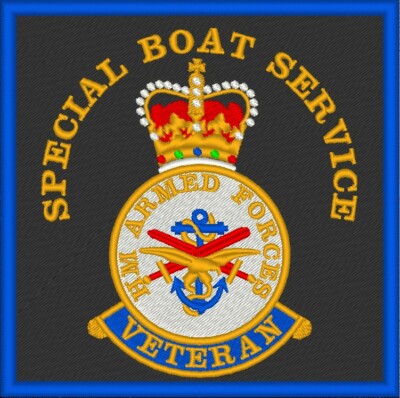 HM Forces Spezialboot Service Veteranenaufnäher