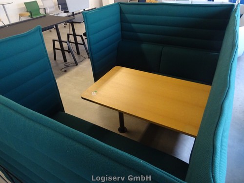 Vitra Alcove Cabin Highback 2 Sitzer Designer Sofa Couch - Bild 8 von 9