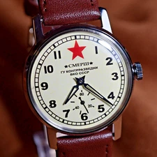 Soviet WristWatch Sturmanskie Vintage Pobeda Mechanical Watch Yuri Gagarin USSR