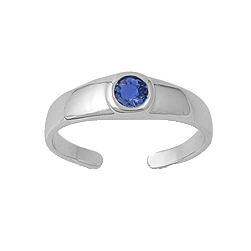 Sapphire Fashion Toe Rings
