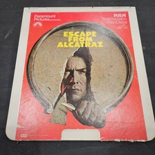 Paramount Escape From Alcatraz RCA Selectavision Videodisc CED