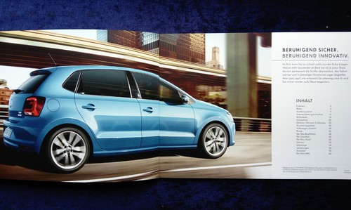 VW Polo, der neue Polo, Prospekt 3.2014.....mit Preisliste - Picture 2 of 9