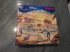 Thomas Kinkade Little Mermaid Celebration Of Love 1000 Puzzle New Ceaco Disney