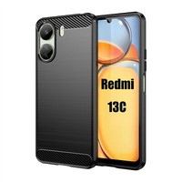 Xiaomi Redmi 13C / Poco C65 Carbon HüLle HandyhüLle Bumper Case Handy Tasche Tpu