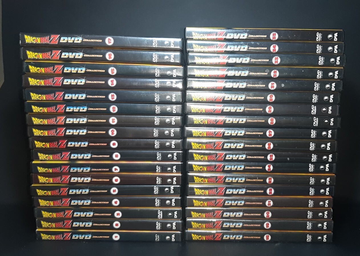 Dragon Ball Z 35 DVD Sin Folletos Colección De Agostini Dibujos Animados Anime