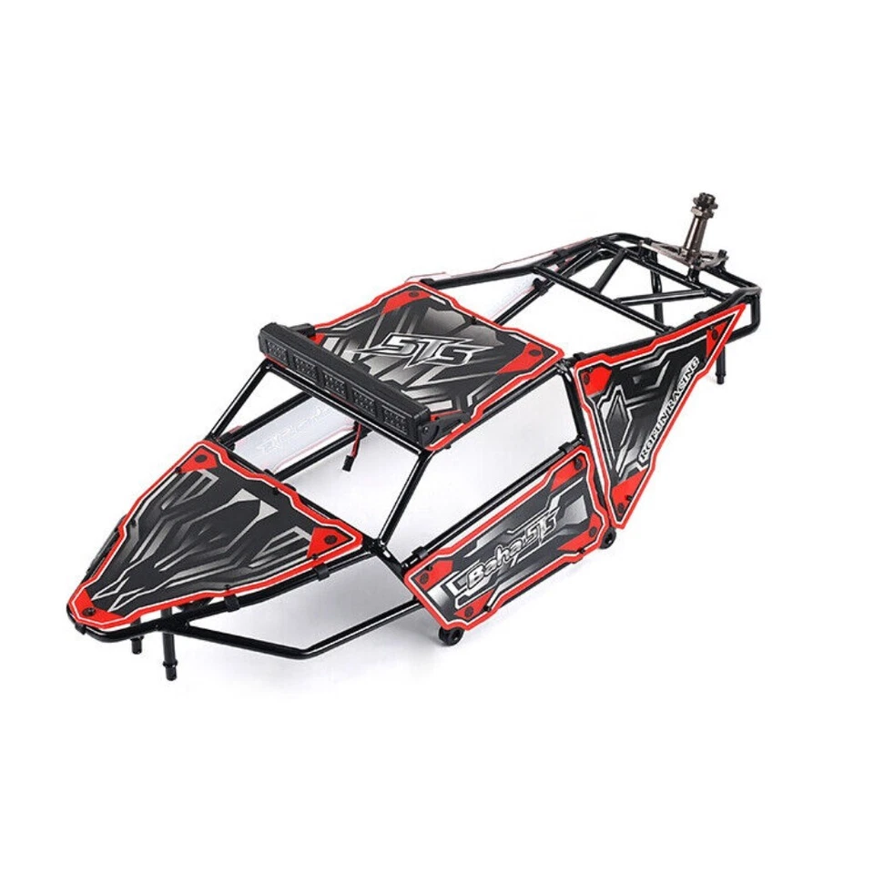 Metallrahmen-Körper-Käfig-Set mit Mustern LED-Beleuchtung für 1/5 HPI Baja 5TS - Bild 2 von 4