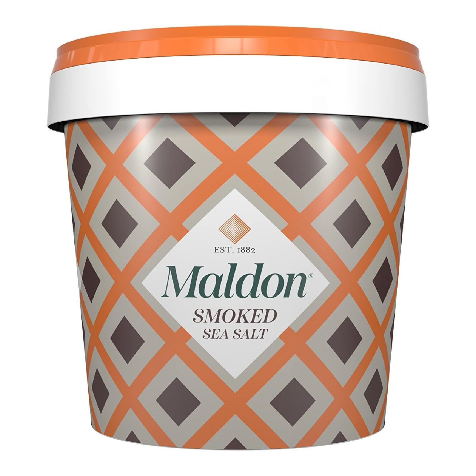 Sale Marino Affumicato Maldon Smoked Sea Salt  Barattolo da 500 g Sale Uk