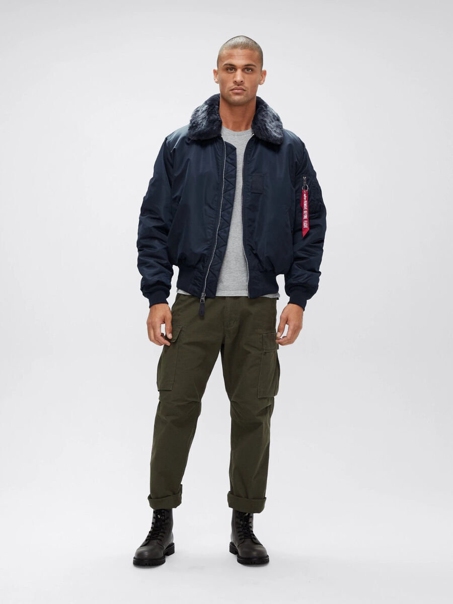 ALPHA INDUSTRIES B-15 FLIGHT JACKET/BOMBER NYLON B15 ALPHA INDUSTRIES B-15 FLIGHT JACKET/BOMBER NYLON B15