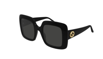 Gucci GG0896S 001 Black/Grey Square Women display picture 3