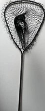 NEW FRABILL 20 X 25 HOOP 30" FIXED HANDLE FISHING LANDING NET