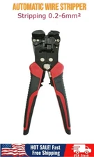 Self Adjusting Insulation Wire Stripper Cutter Crimper Cable Stripping Tools RED