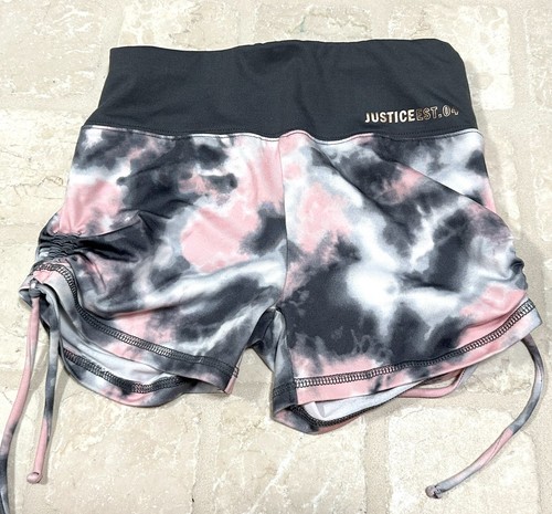 Lot of 3 Justice Youth Girls Shorts Sz 12 Hoodie Sz 14/16 - Picture 3 of 7