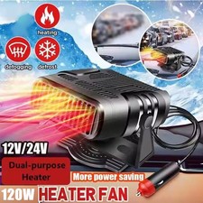 Car Heater 12V 24V Fast Electric Heating Fan Defroster Defogger Portable 4 in 1
