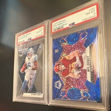 Panini Mosaic PSA 2 Card Lot / Dandre Swift & Ben Sinnott rookie graded slabs