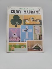 ENJOY MACRAME Magazine. Lot Of 15 Magazines Plus Bonus Magazine