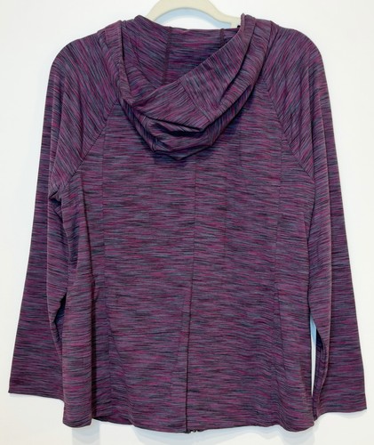 NEW J. Jill Women’s Fit Performance Zip-Front Hoodie Size Large Petite - Picture 3 of 6