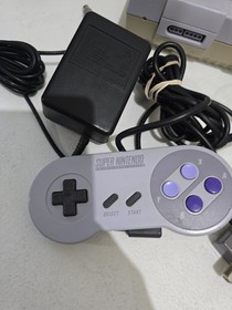 Super Nintendo SNES System w/OEM Controller & Cords TESTED AND WORKING! 