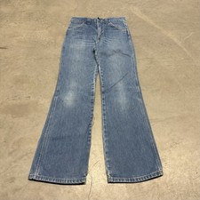 Vintage 70s Sedgefield Jeans 27x31 Denim Flared Bell Bottom Disco Pants
