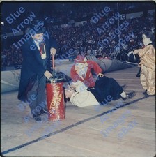 1950s 120 Med Film Slide Shriner's Circus Clown Stomach Pump Kingston PA #11962