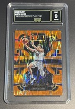 2023-24 Panini Select - Concourse Austin Reaves #52 Orange Flash Prizm