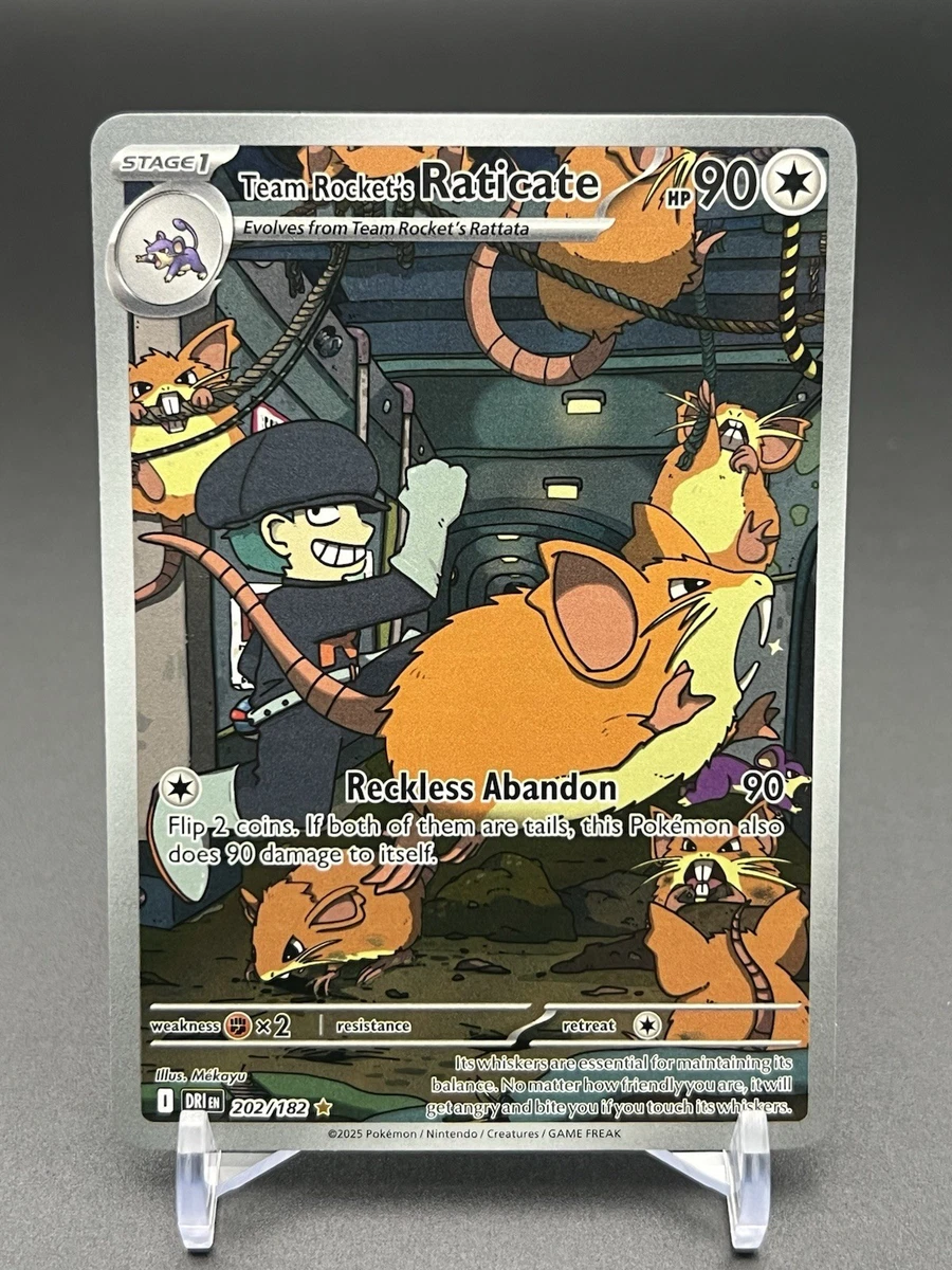 Team Rocket's Raticate Pokémon TCG Cards for sale | eBay