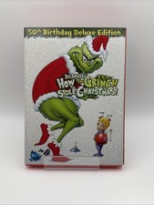 How the Grinch Stole Christmas DVD, 2006, 50th Birthday Deluxe Ed. W/ SLIPCOVER