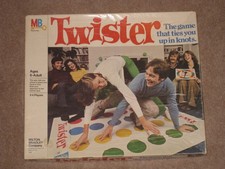 Vintage Twister Game 1966 4645-X1 Milton Bradley