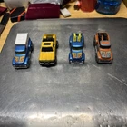 Vintage Hot Wheels 56 Hi Tail Hauler Blue Truck with Top and Bikes 1973 Extras