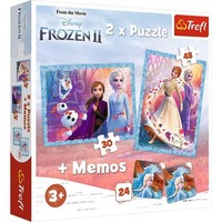 Disney Frozen 2 - Puzzle Und Memo 2In1 30+48 Teile