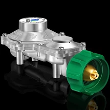 Two Stage Propane Regulator QCC1 3/8 NPT RV Grill Generator Gas Control