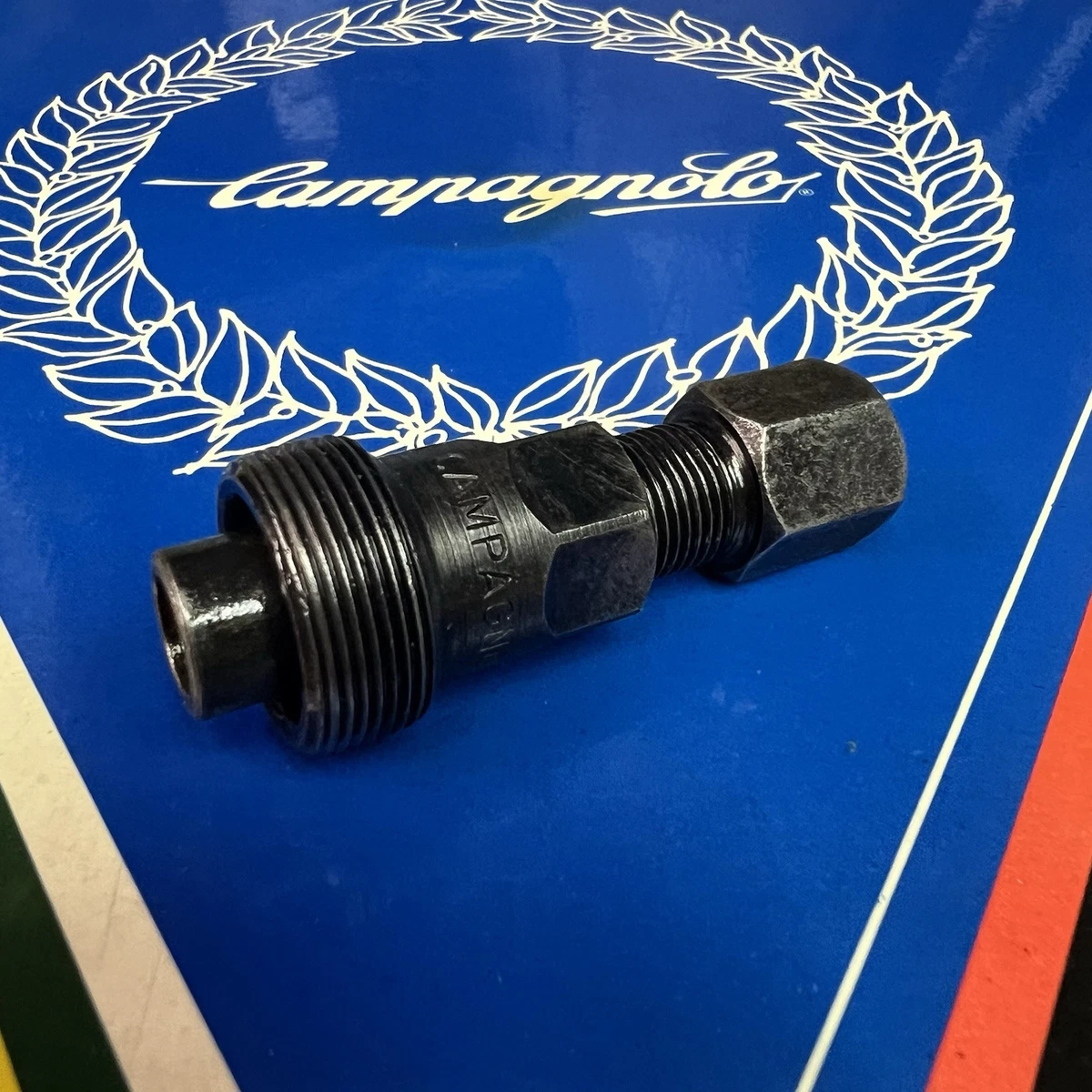 Boulons De Manivelle Campagnolo Record Triple - Carré Conique + Cache-poussière - Vintage 90s