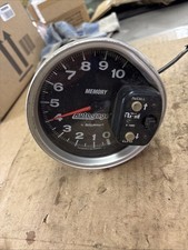 Autometer Tachometer 5 Dial Memory Pedestal 0-10000 Recall Auto Gage 23390206