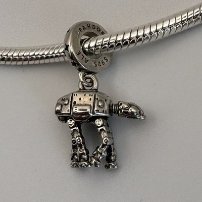 Pandora S925 ALE Star Wars AT-AT Walker Dangle Charm Silber Selten