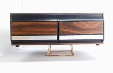 Vintage 1980's VHS Tape Holder Storage Cabinet Faux Wood 2 Drawer Holds 24 Tapes