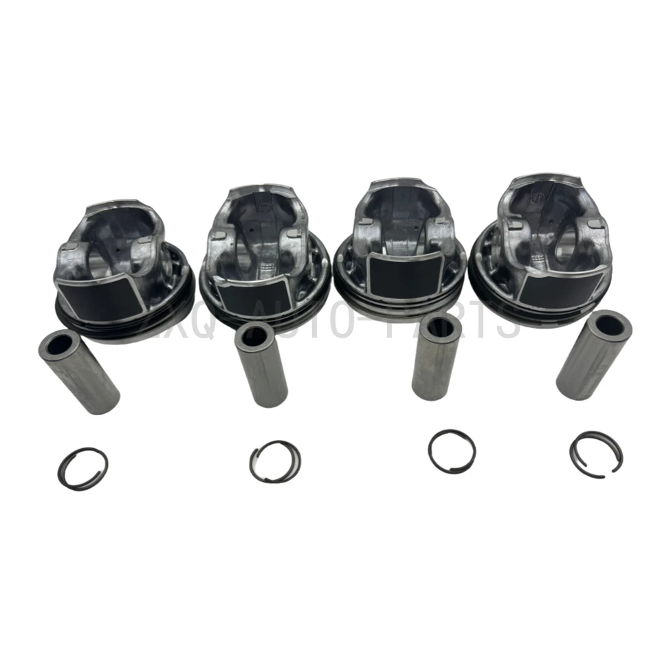 Pistones y anillos 4 piezas para AUDI A3 A4 A5 TT VW Golf Passat CC 1.8TSI 82.5mm Φ21mm Foto 2 de 4